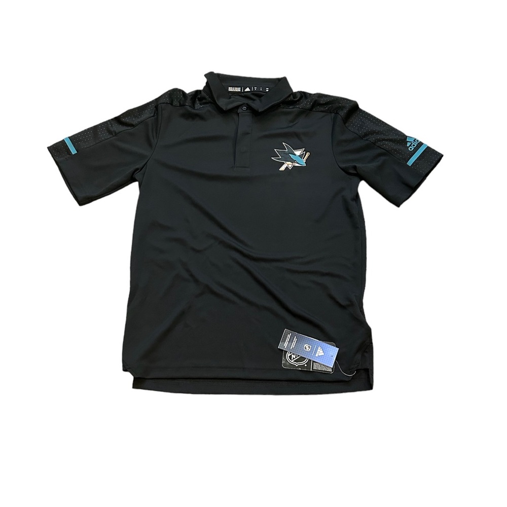 San‎ Jose Sharks Adidas Men’s Polo Shirt Small